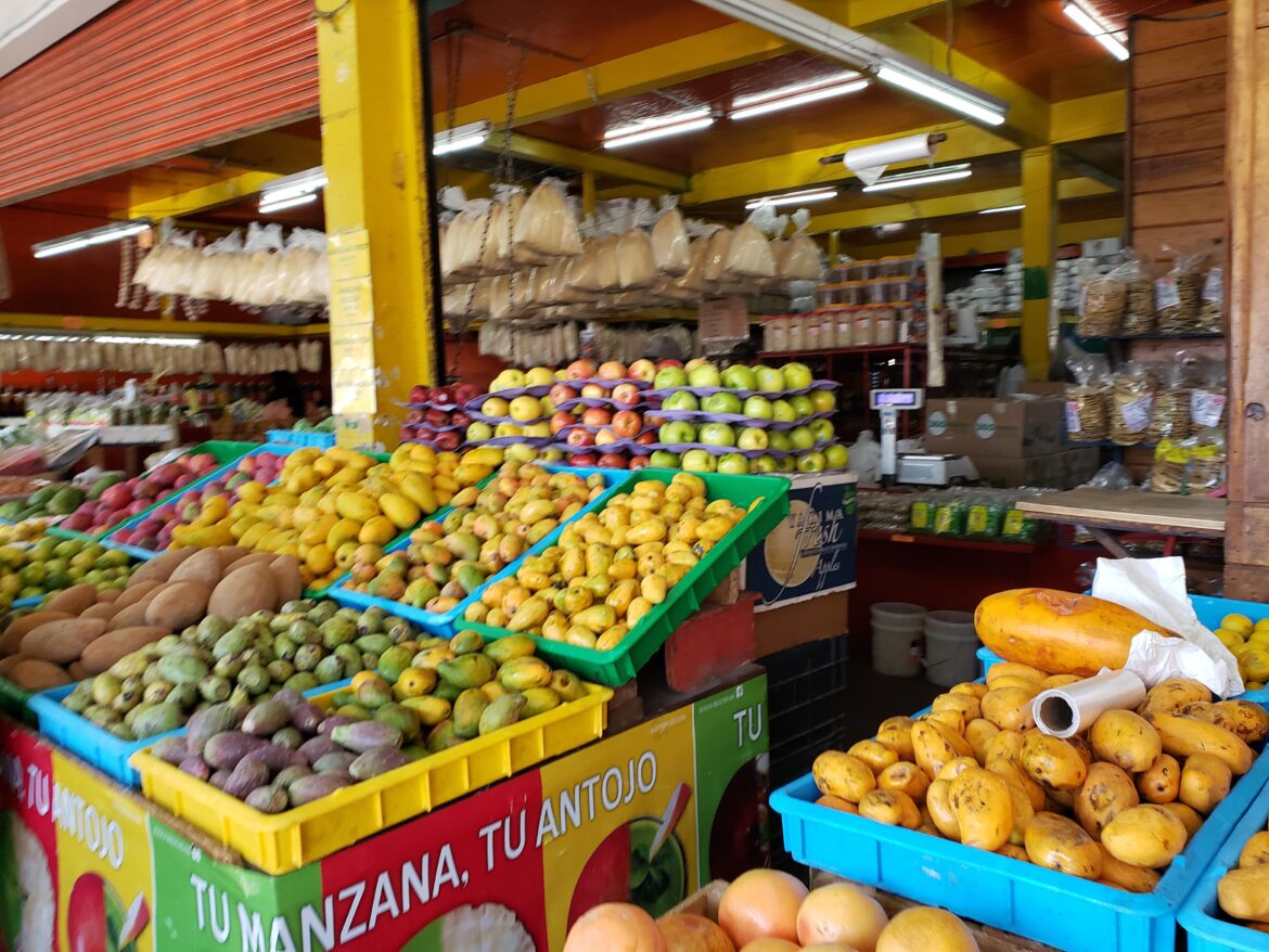 Colorful fruits at Mercado Hidalgo in Tijuana, Mexico [oc]