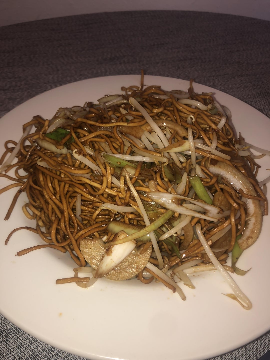 Homemade egg Fried rice, chow mein, chicken curry and sweet and sour