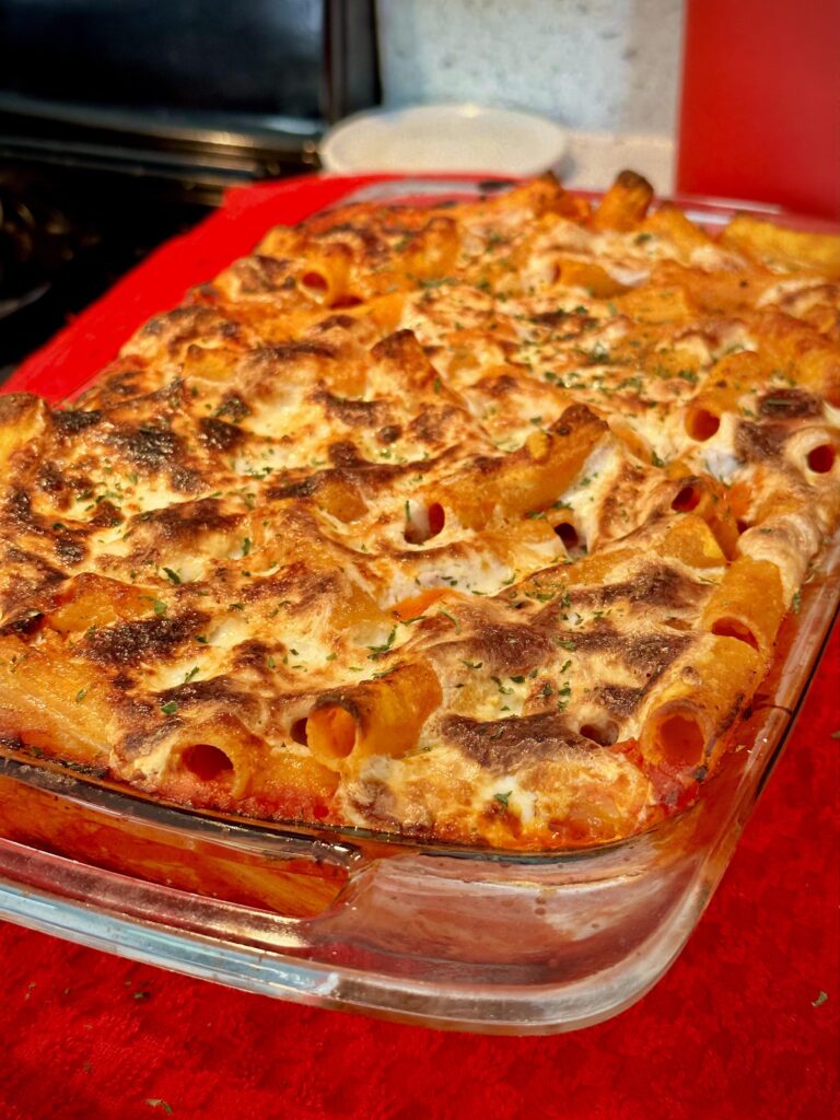 Baked rigatoni baby - Dining and Cooking
