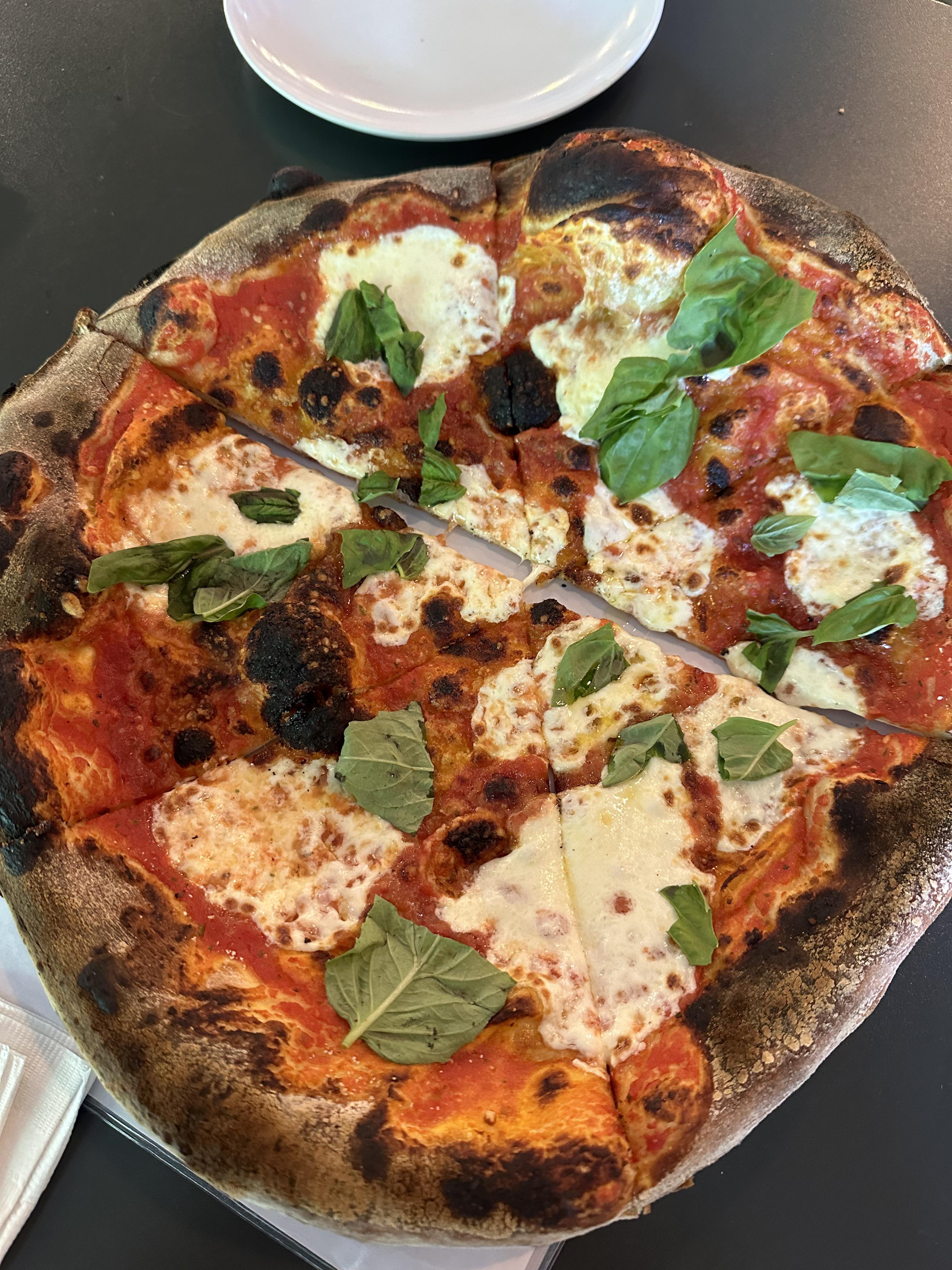 I ate this margarita pizza Dining and Cooking