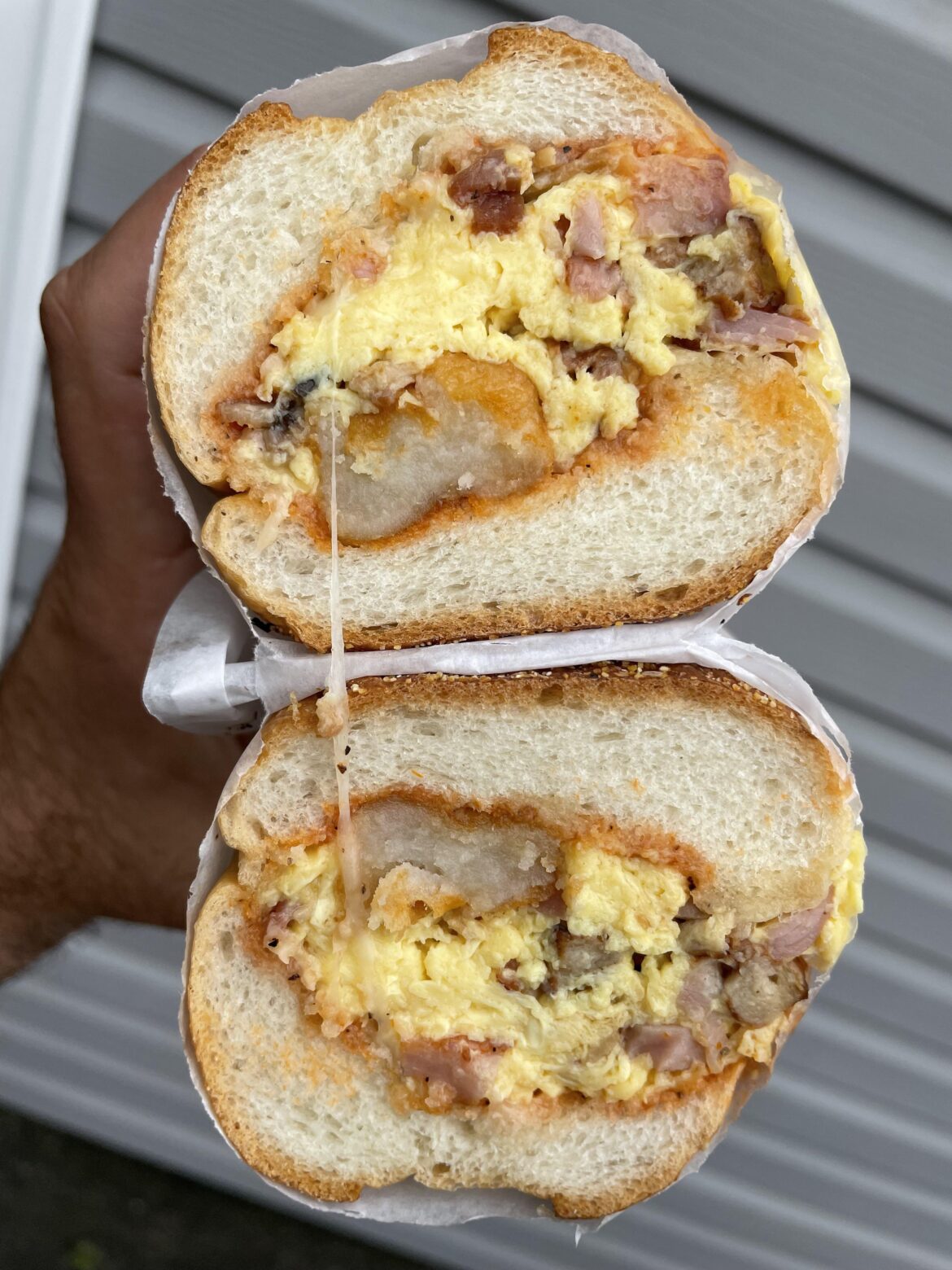 The Garbage Can Bacon Egg and Cheese in Merrick, NY