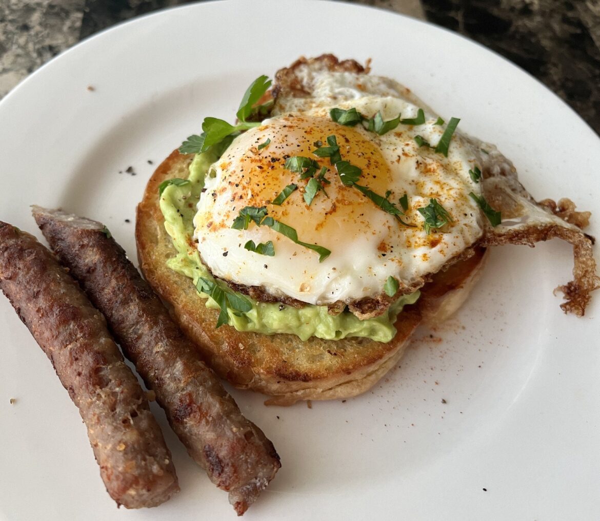 Made some avocado toast this morning
