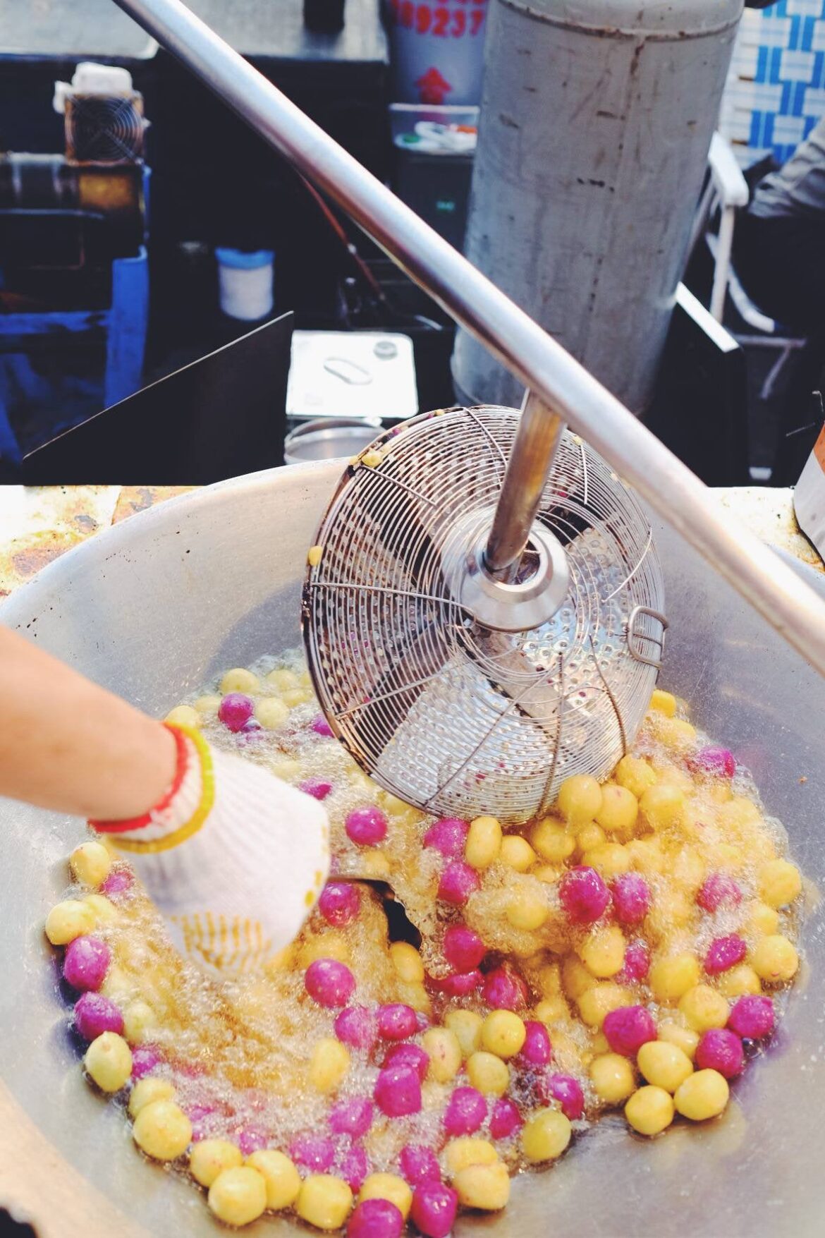 Sweet potato balls, Tainan