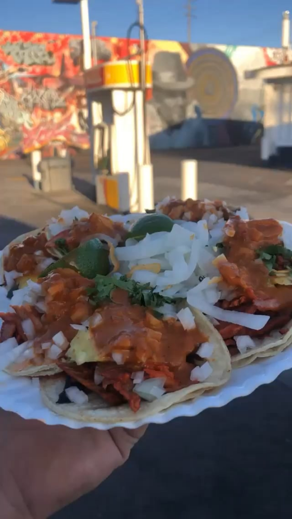 Tacos al pastor. Los Angeles California