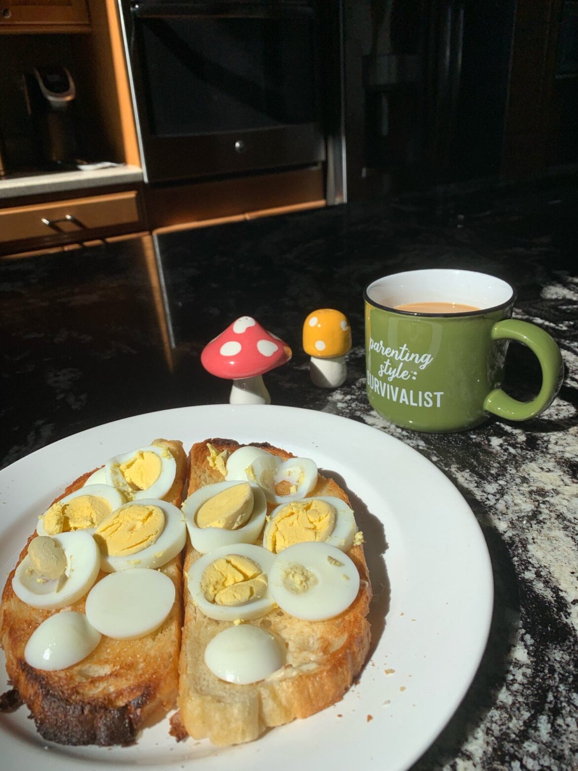 Holden Village eggs (for when there’s no hot breakfast but you want eggs and toast)