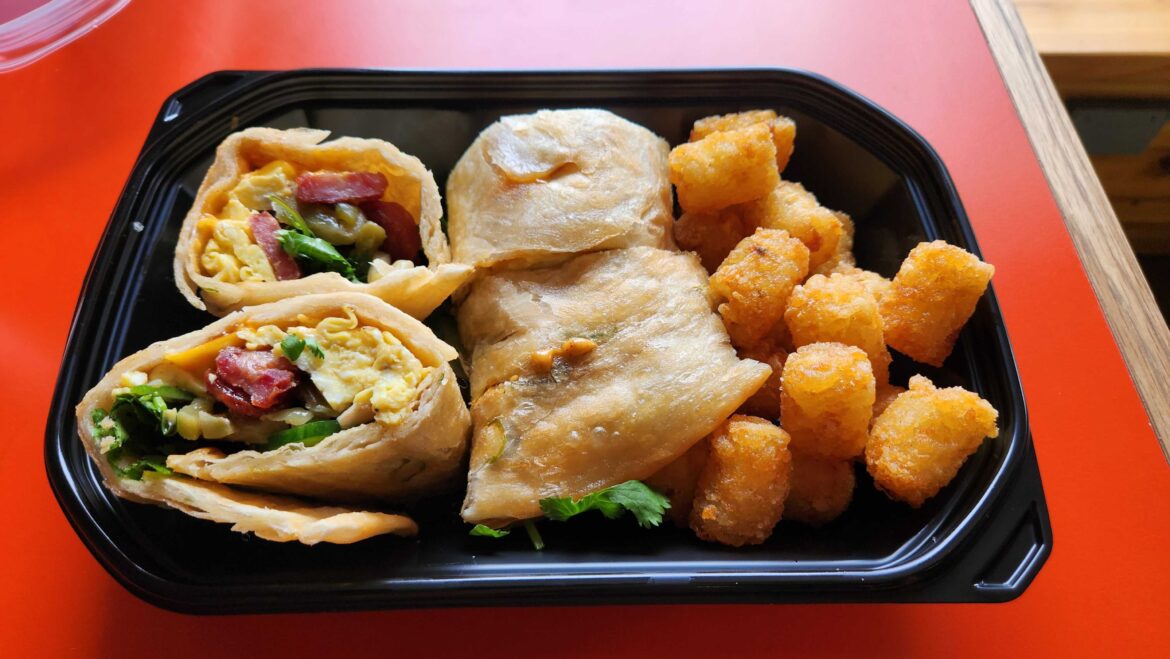 Taiwanese breakfast burrito and breakfast sandwich - Fatty Mart, Mar Vista