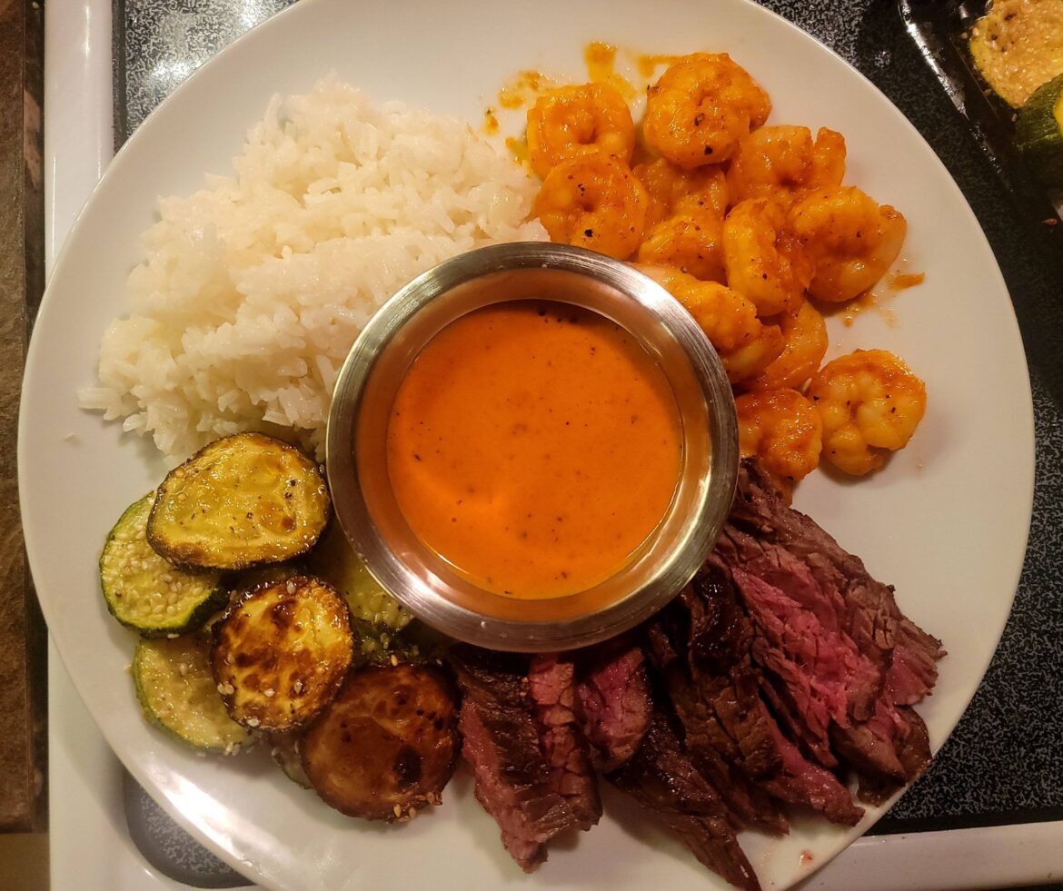 Hibachi Steak and Shrimp