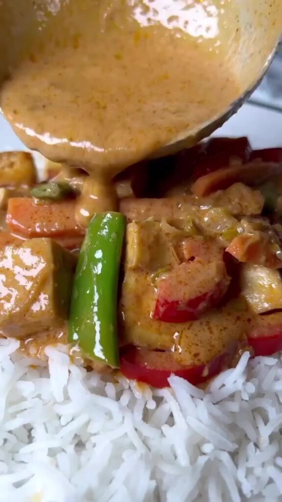 Peanut Butter Tofu Curry