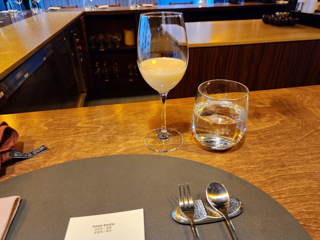 Belgian-ish Korean-ish tasting menu at Racinée in Cheongdamdong, Gangnam