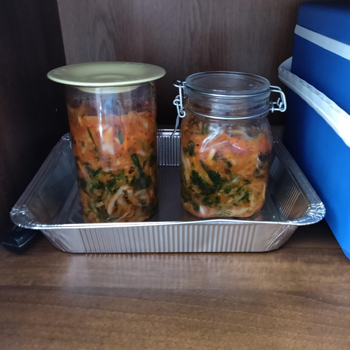 Escarole kimchi batch number 5 (mambo number 5)