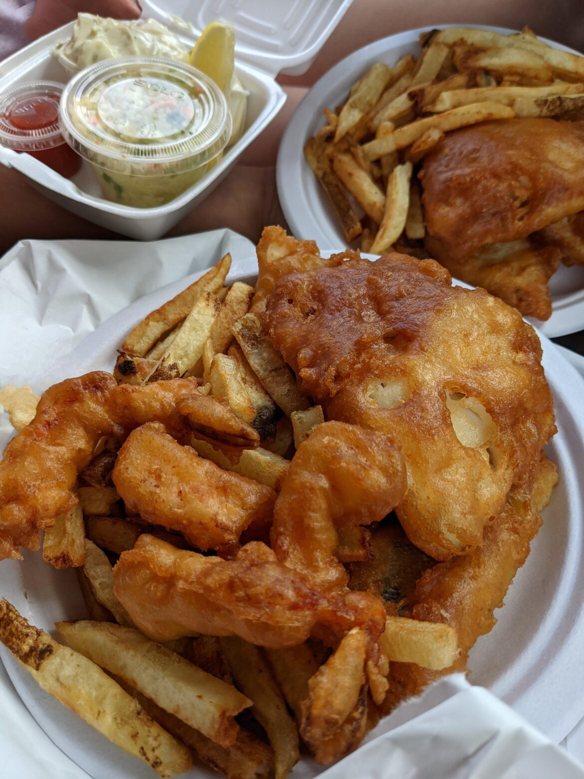Fish, Shrimp, and Chips at Scotty Simpson's Fish and Chips