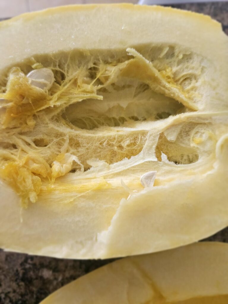 Went to cook spaghetti squash..