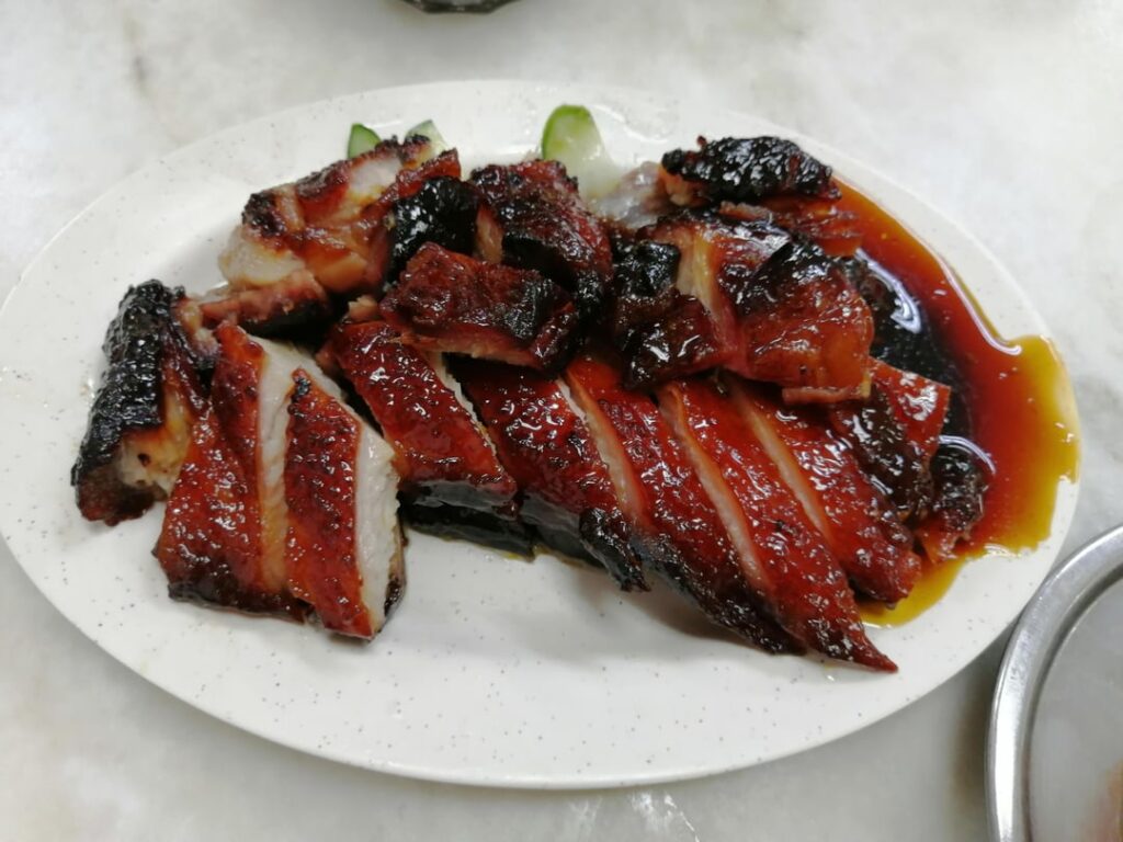 Char siew ( Chinese style pork roast) from Char Siew Yoong in Kuala Lumpur, Malaysia