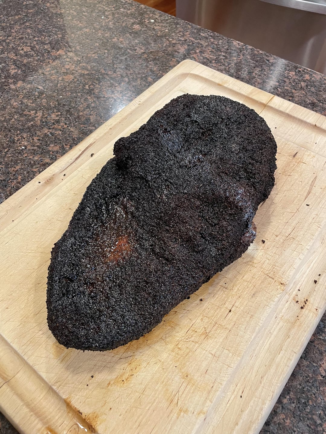 Sunday Brisket on the er Smokey Mountain Dining and Cooking