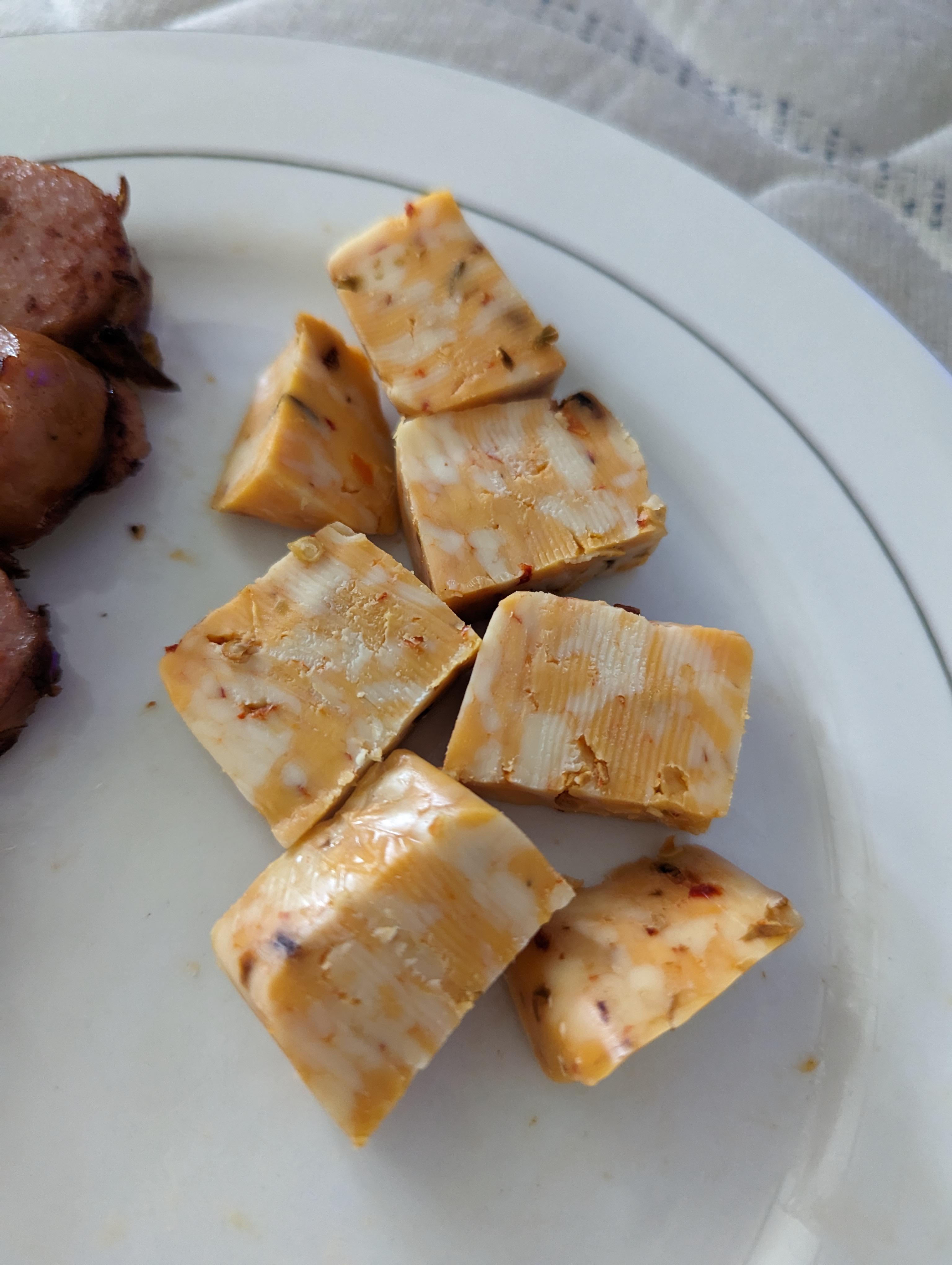 Colby and Monterey Jack cheese with habañero, jalapeño, and chipotle