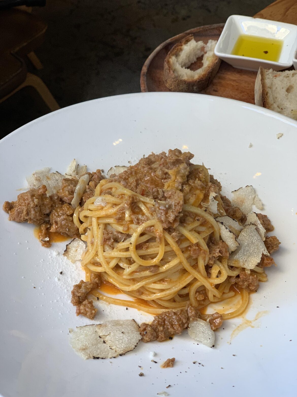 Had a craving last night, so I got the truffle pasta from Terroni on Beverly Blvd