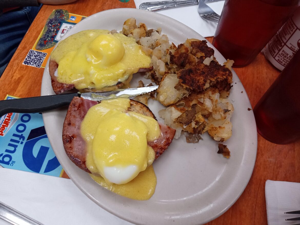 Eggs Benedict and Home Fries
