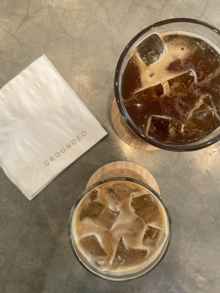 Grounded in El Nido, Palawan, Philippines serves coffee with oat milk by default! Definitely the best coffee I tasted in El Nido so far 📍