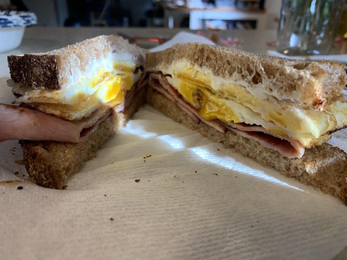 A breakfast sandwich always hits the spot