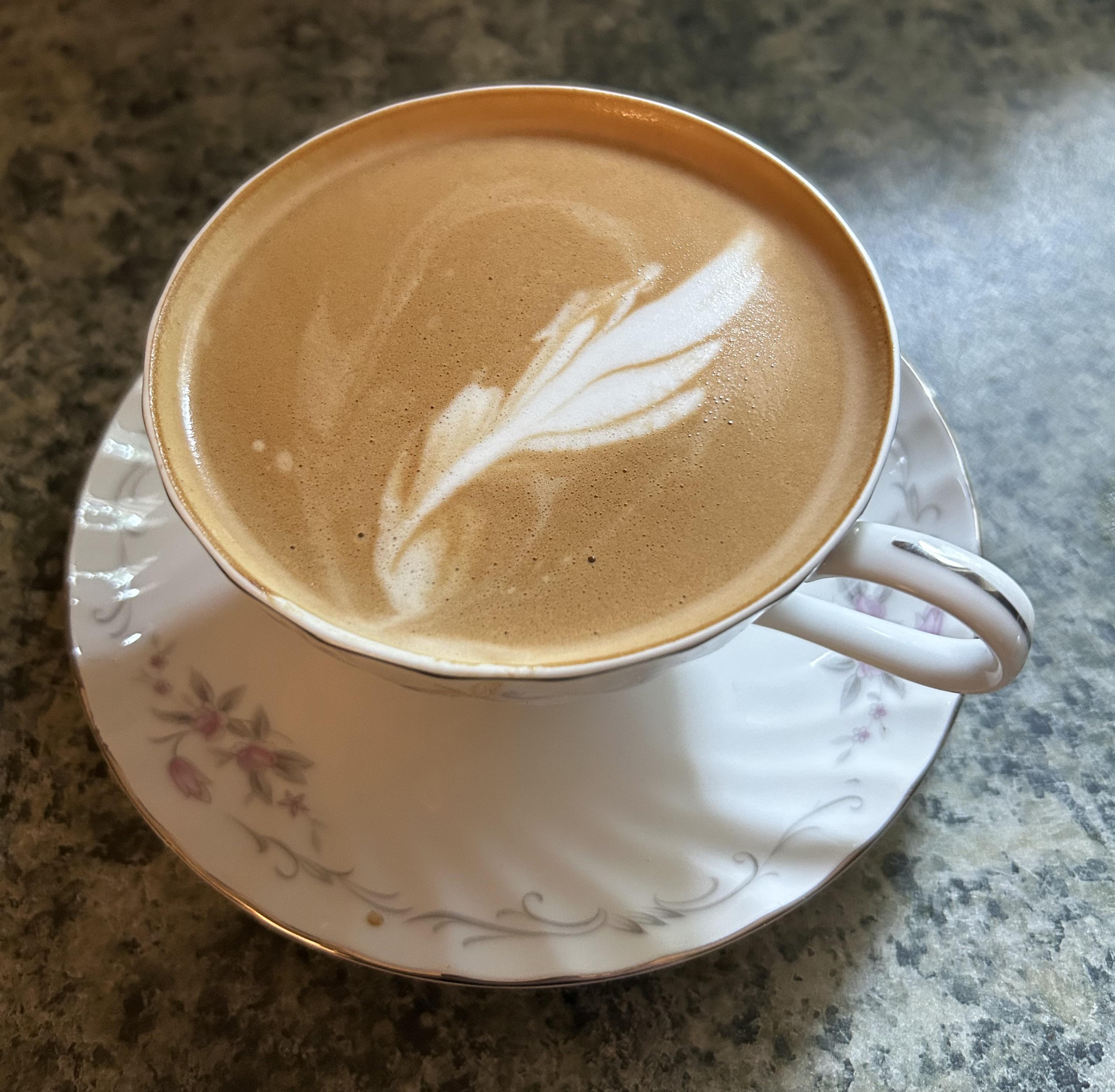 Baby’s first Latte Art Dining and Cooking