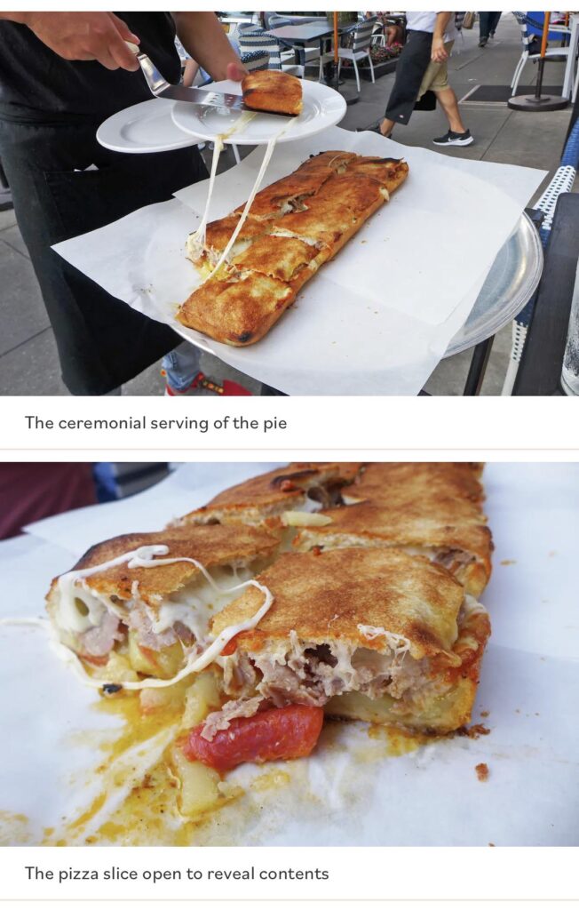 Any places that serve stuffed romana/Italian pizza?