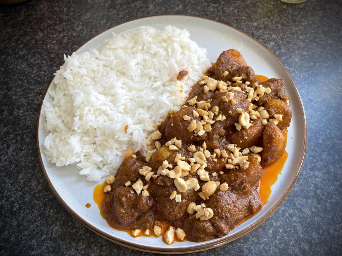Lamb massaman curry
