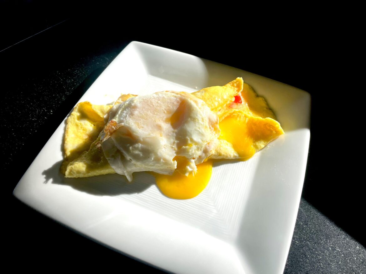 Egg with an egg on it