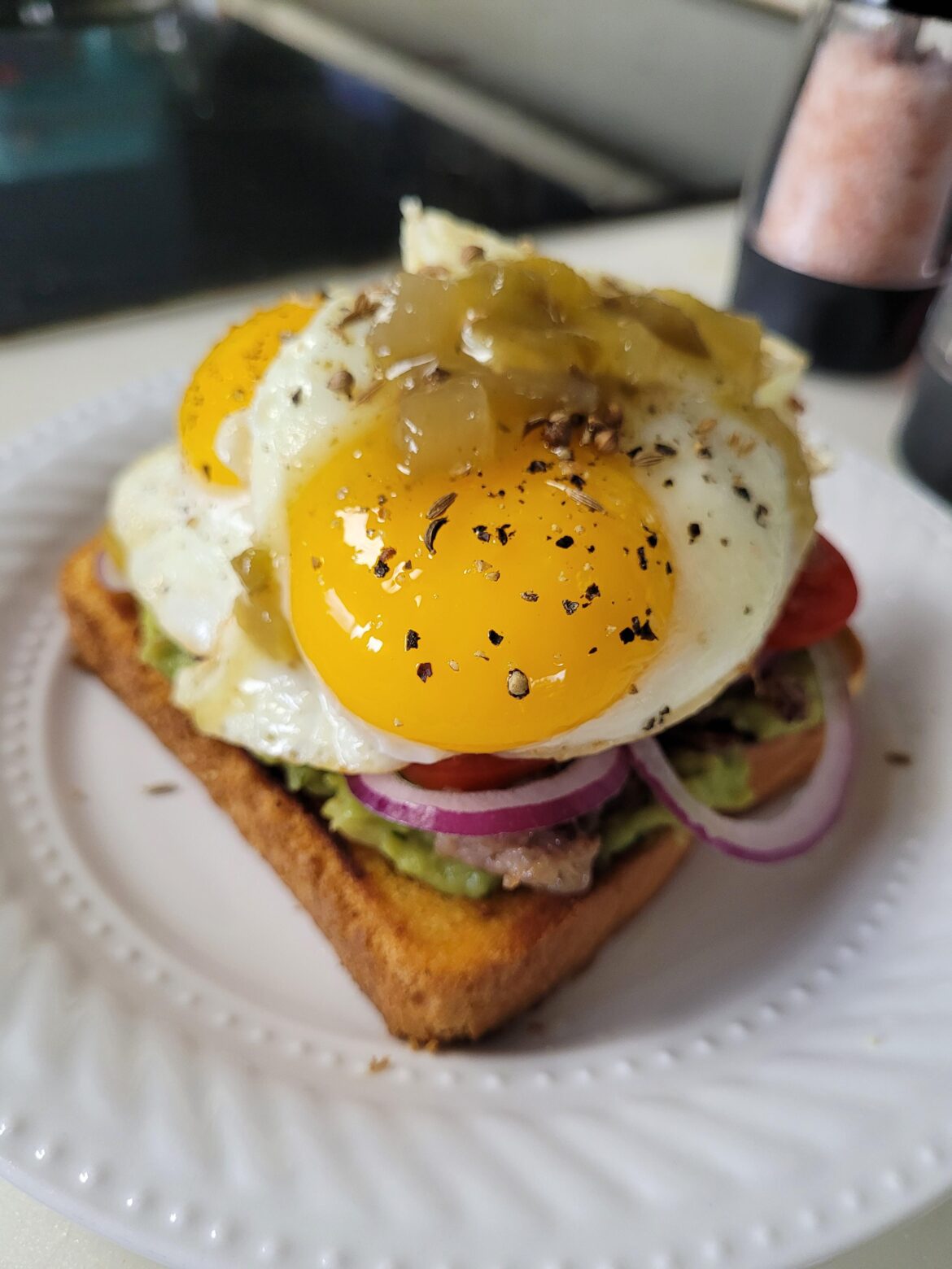 I made some very seggsy avocado toast this morning.