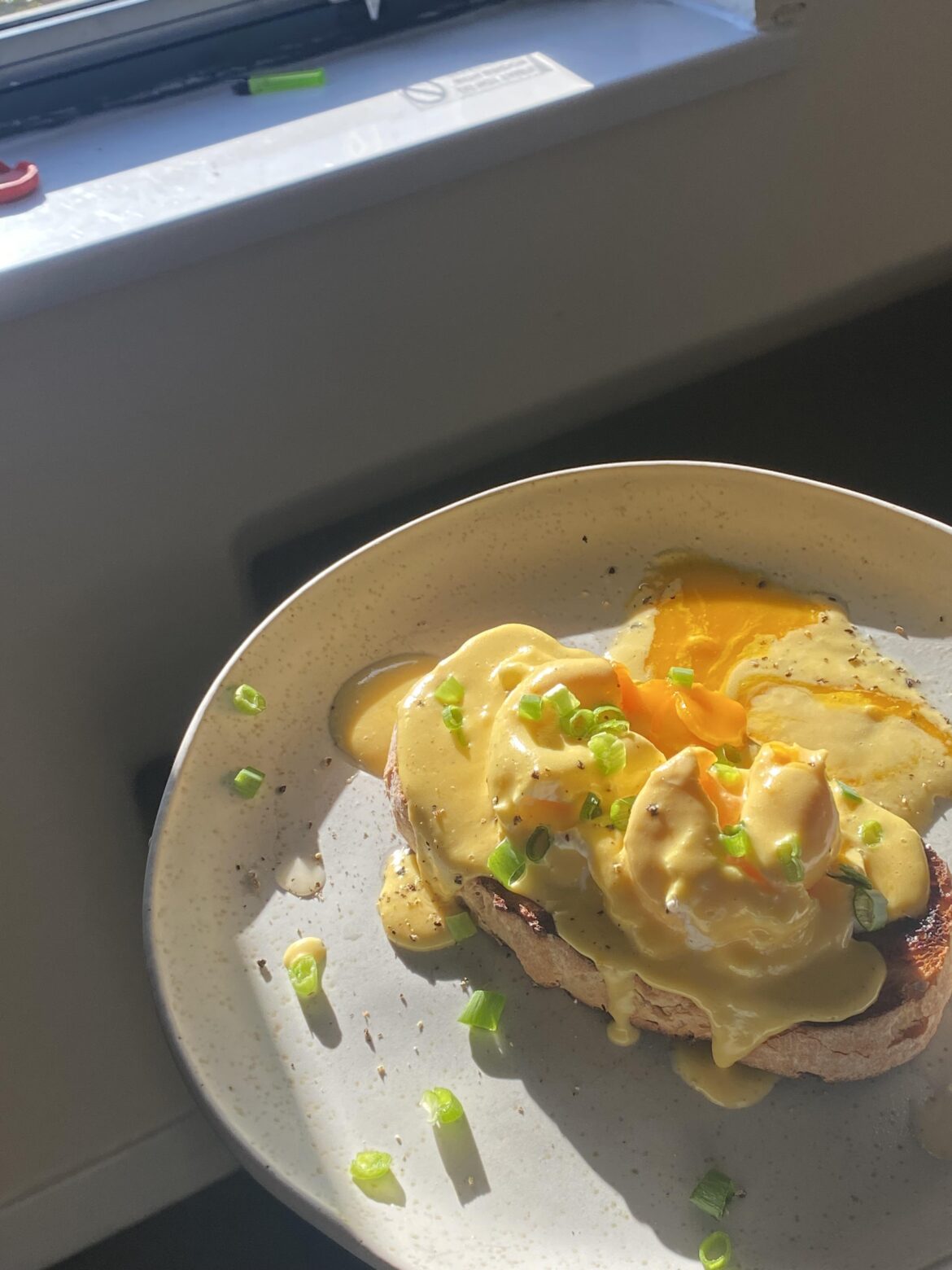 first time making eggs hollandaise