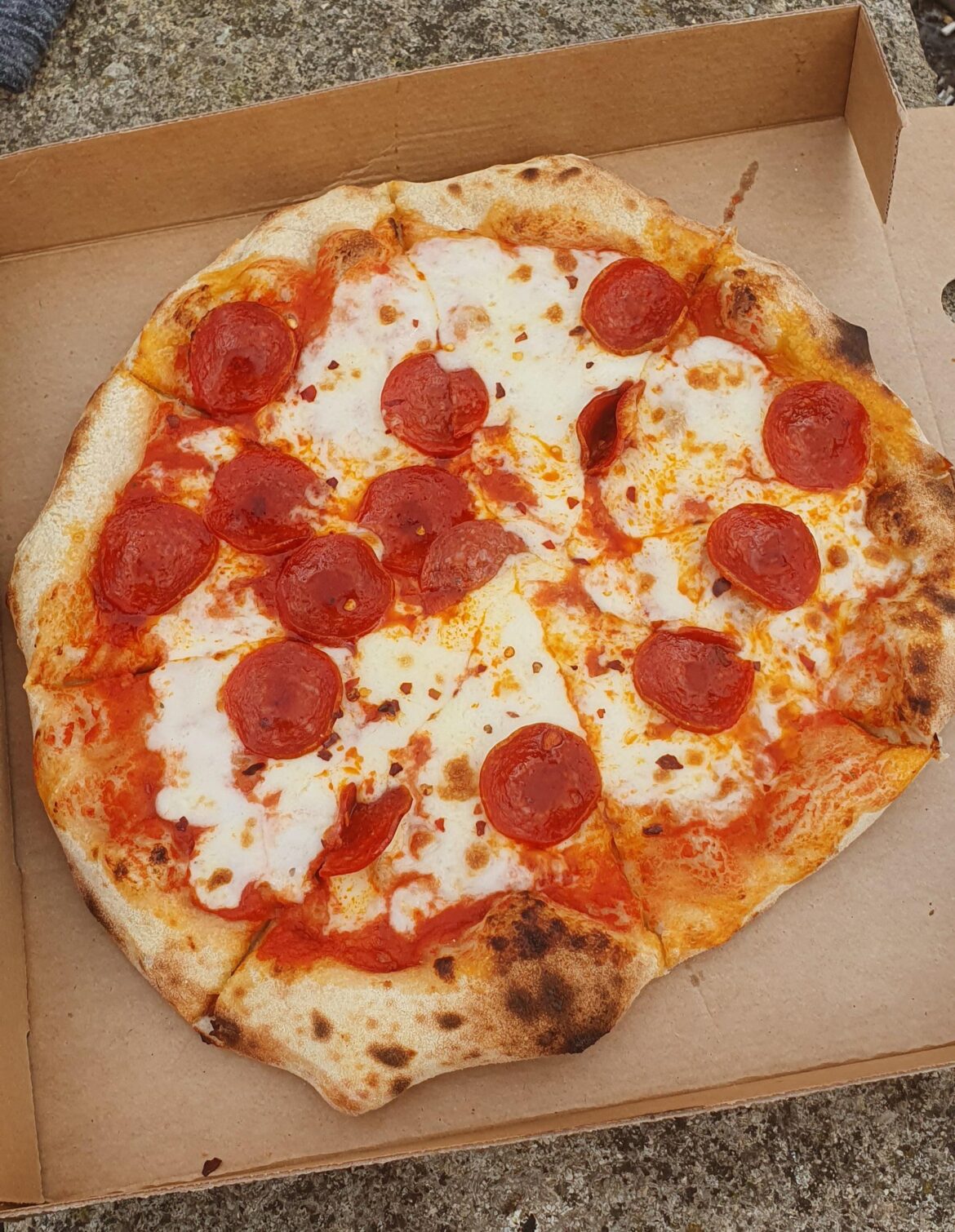 The best thing I have eaten this year. Pepperoni Pizza from Italian Street Food in Norwich Market