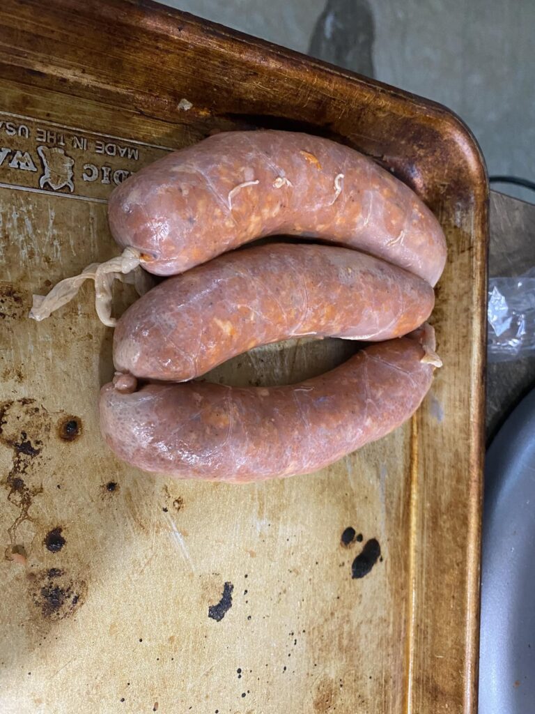 Homemade chorizo!