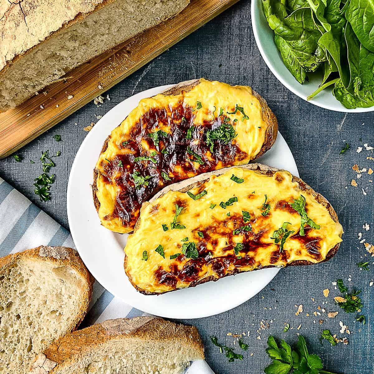 Welsh Rarebit With Egg And No Beer - Dining and Cooking