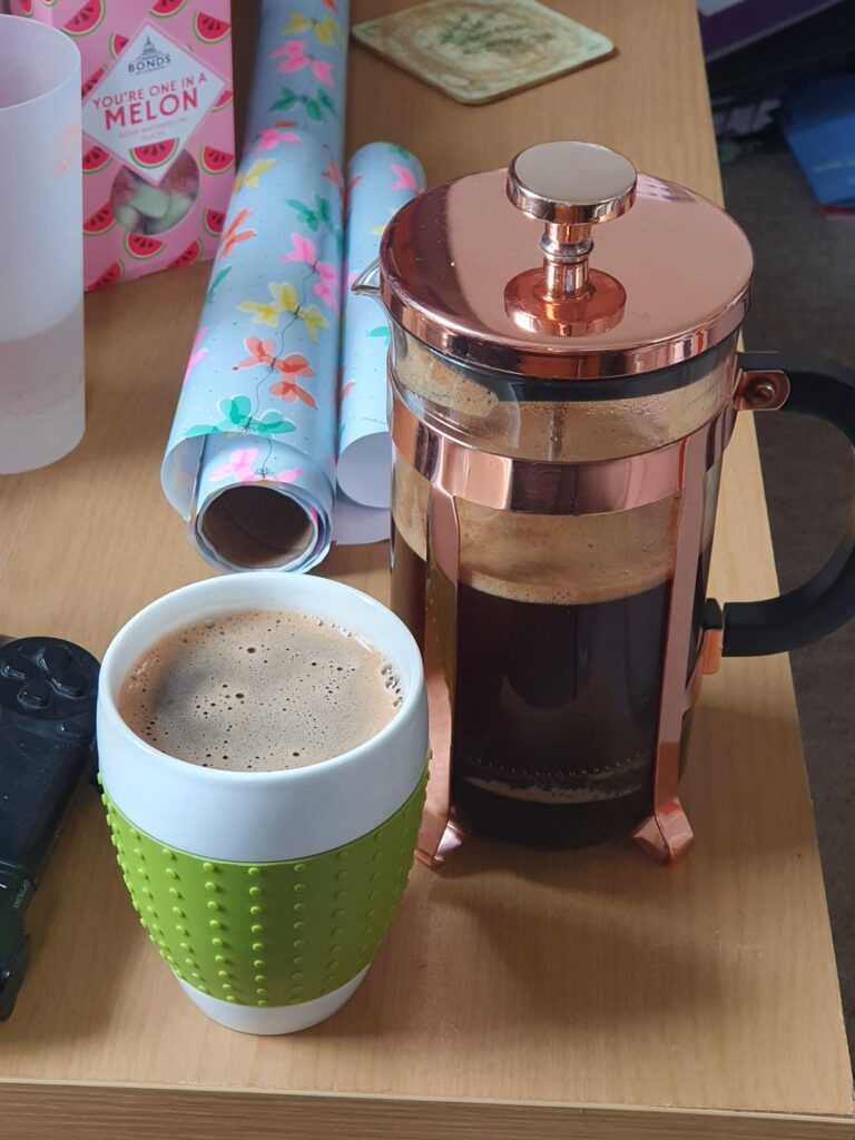 This morning's Cafetiere Coffee
