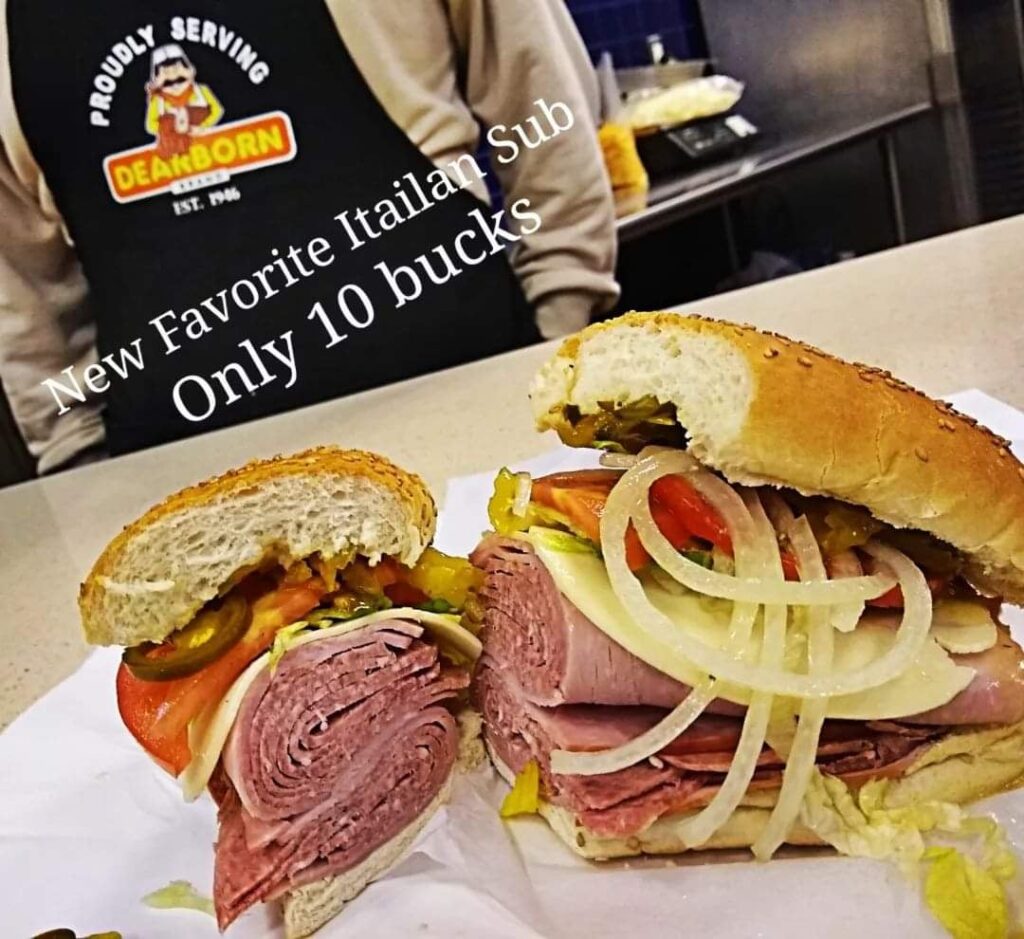 Dearborn Sausage two locations, both great Deli Subs and much more 😋