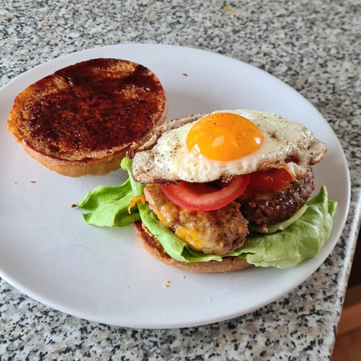 Just imagine how satisfying it was, to squish down the bun