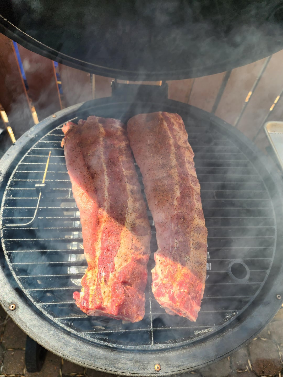 Ribs akorn kamado Dining and Cooking