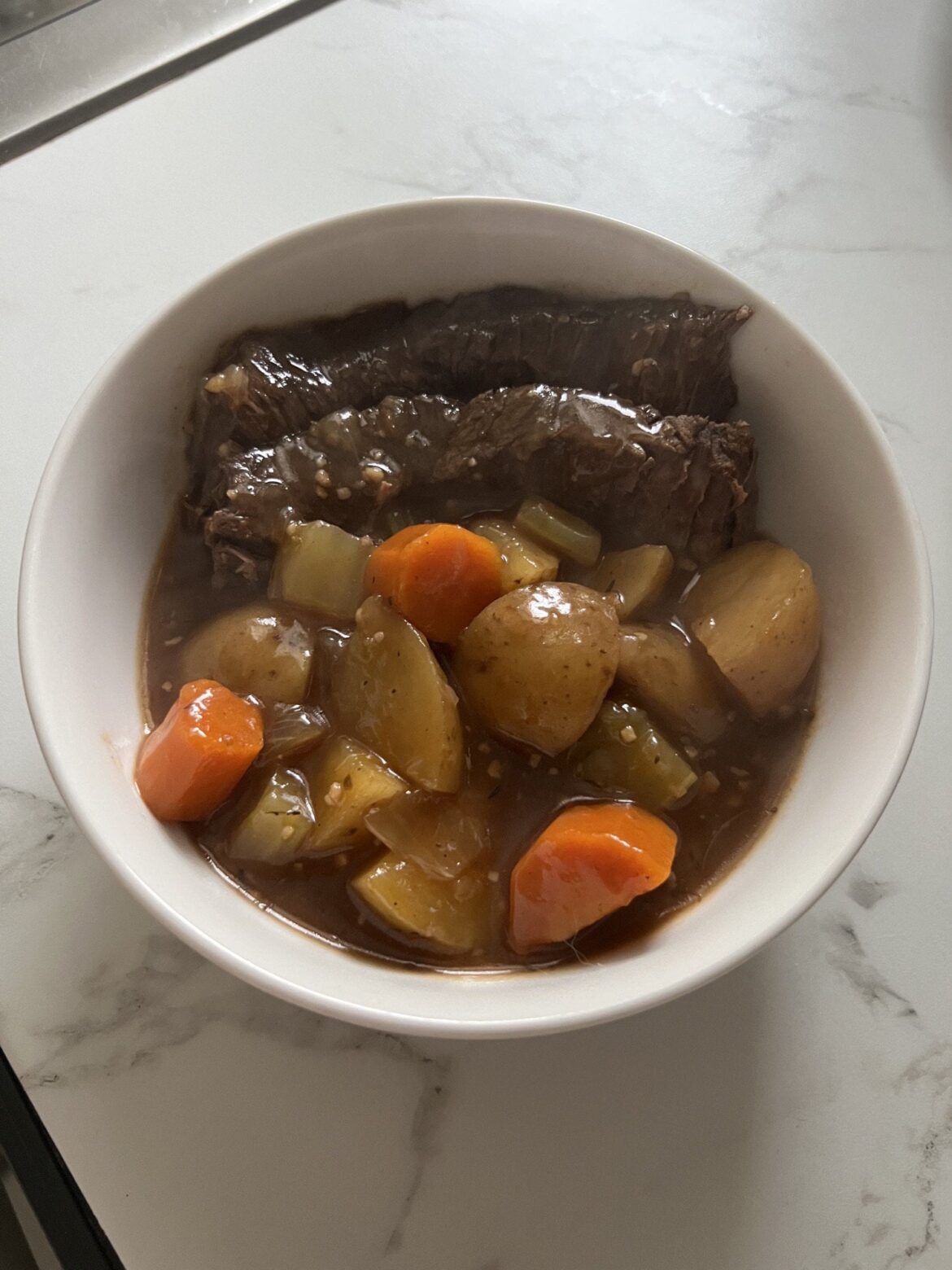 Pot roast made with Smoky Chipotle bouillon base. Came out great