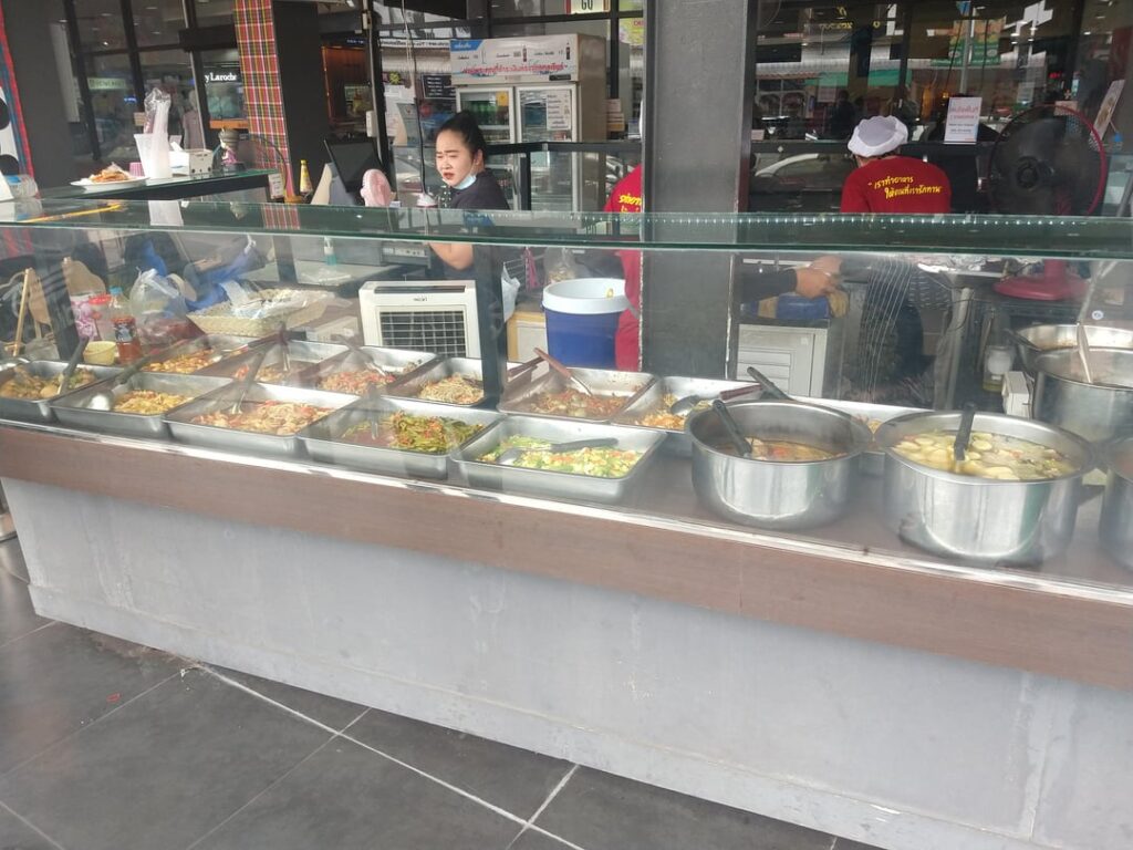 Lunch today food court at Ferengi plaza Khon Kaen Thailand.