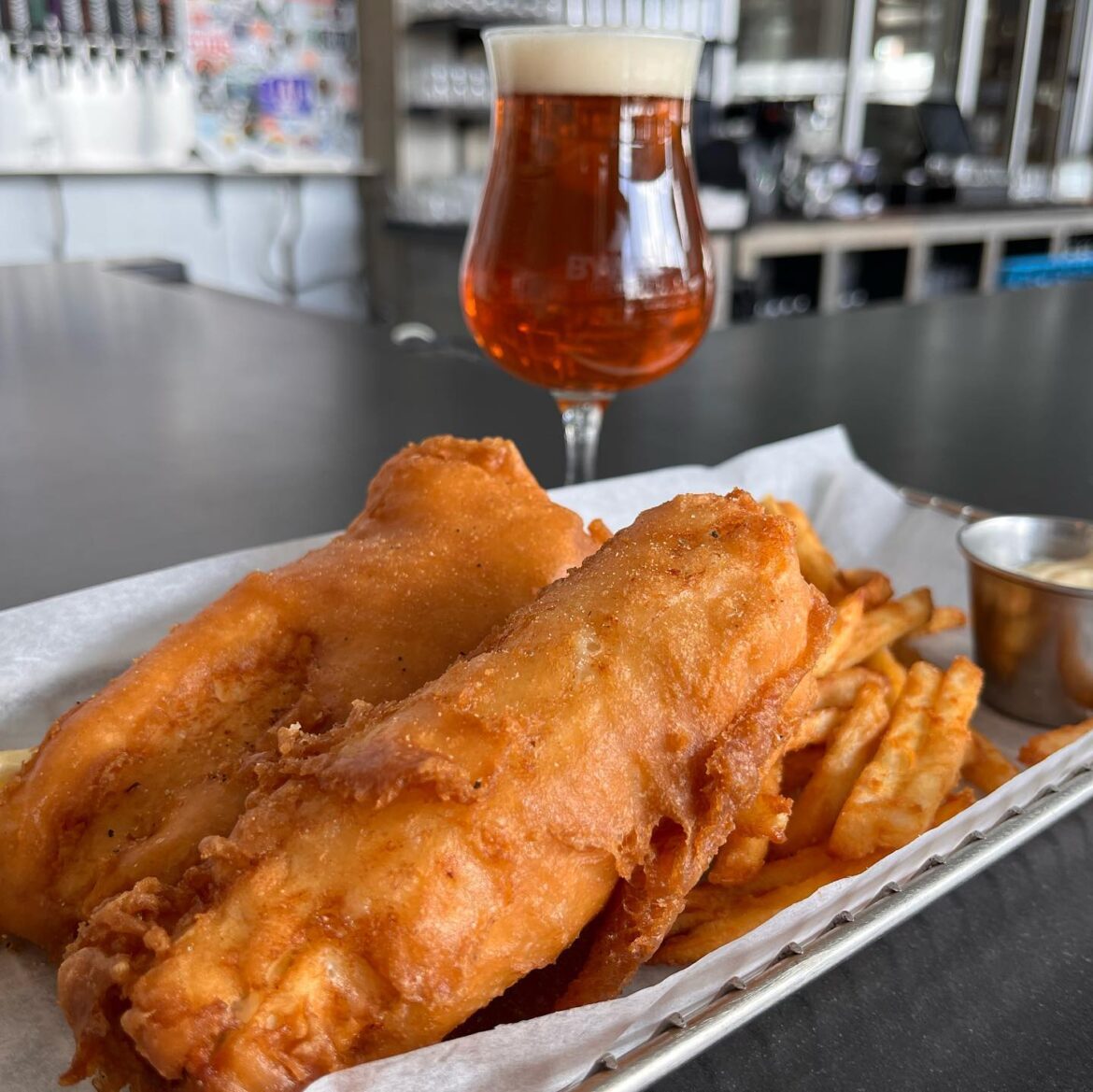 Fish and Chips from one of my favorite breweries.