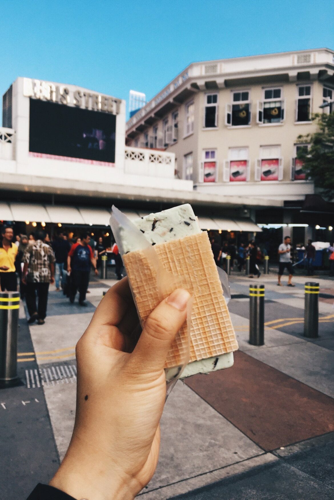 Wafer ice cream, Singapore