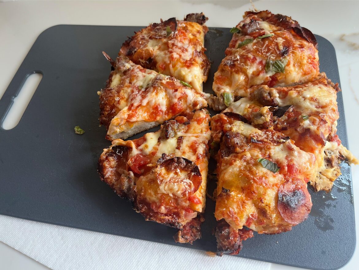 The foolproof pan pizza is a certified food classic.