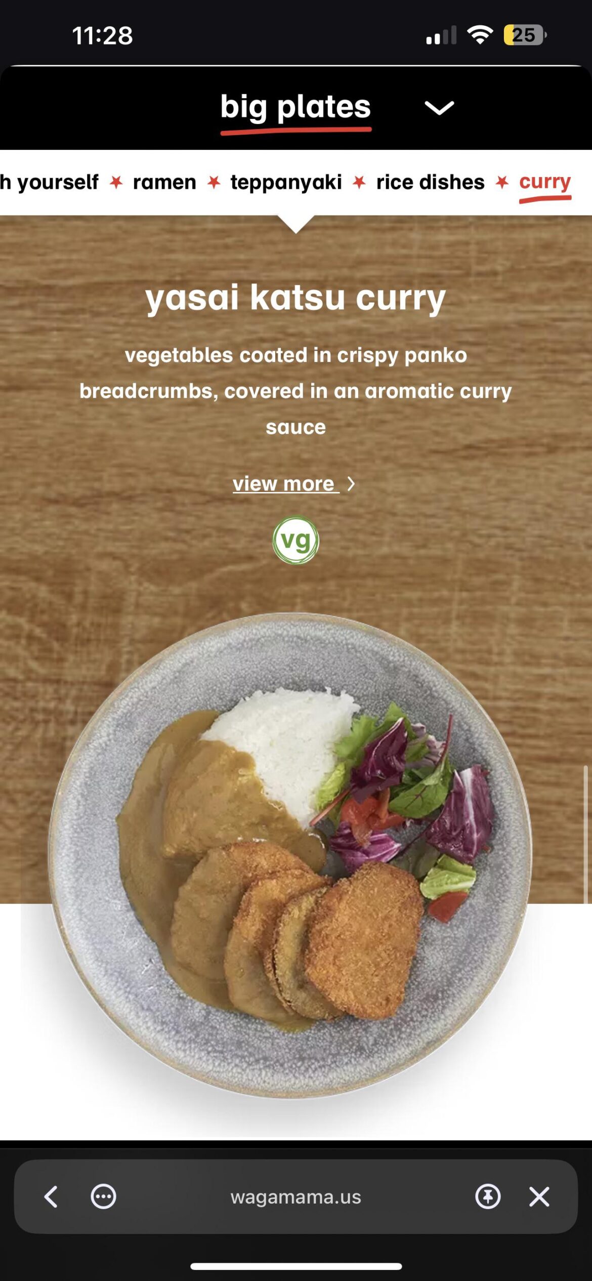 is this a place in LA i can find sweet potato katsu? i wish there was a wagamama here 💔