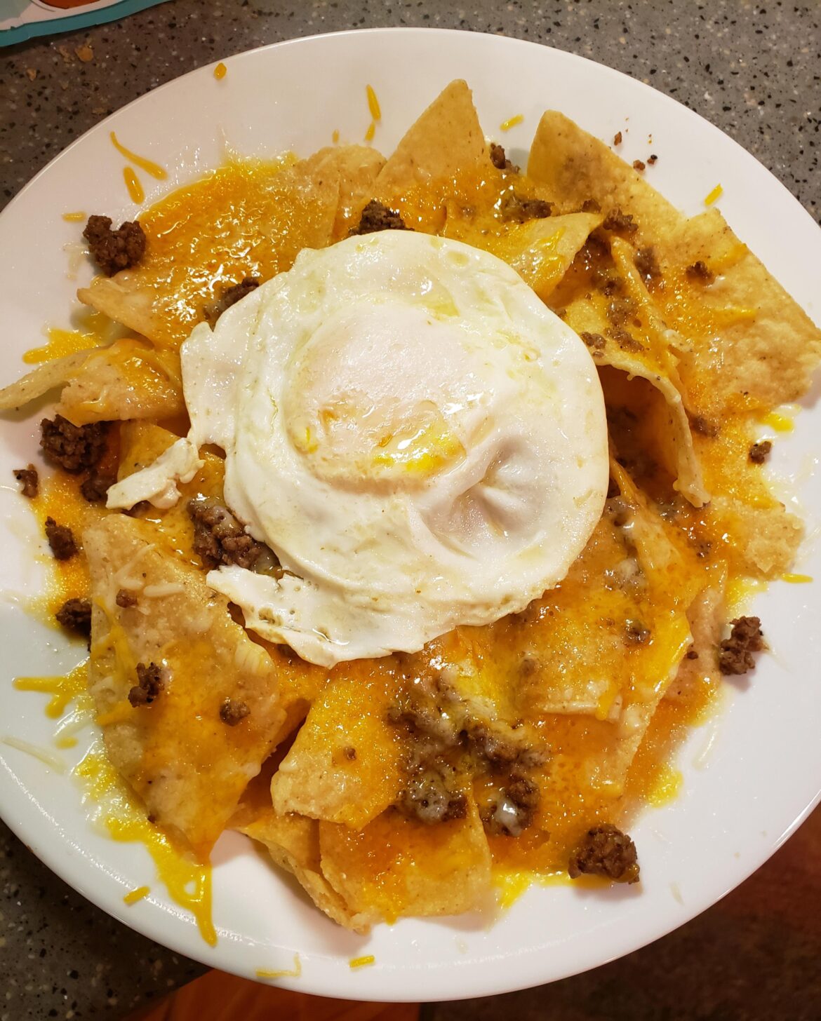 nachos? even better with a salted egg