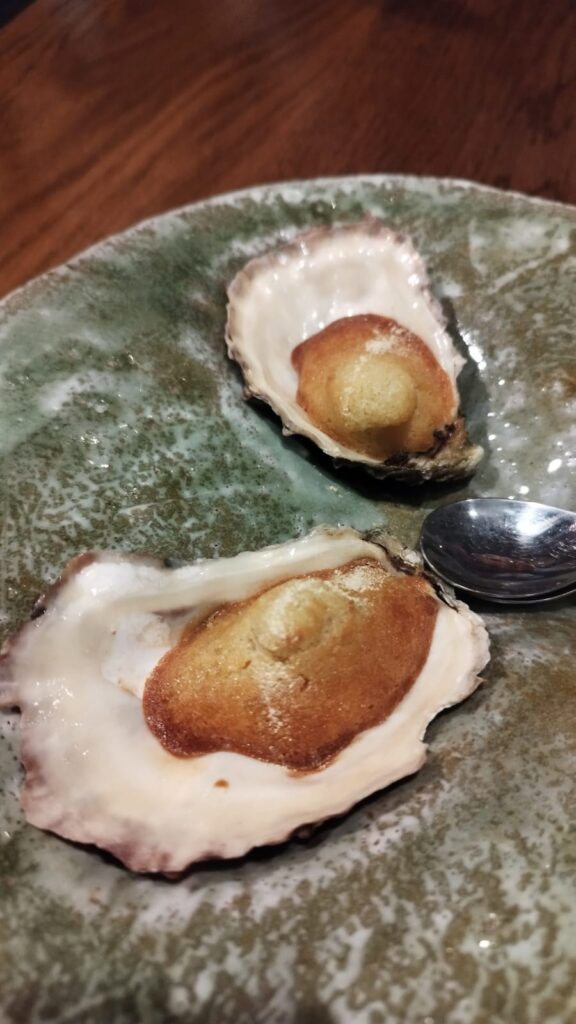 We just got madeleine in oyster's shell