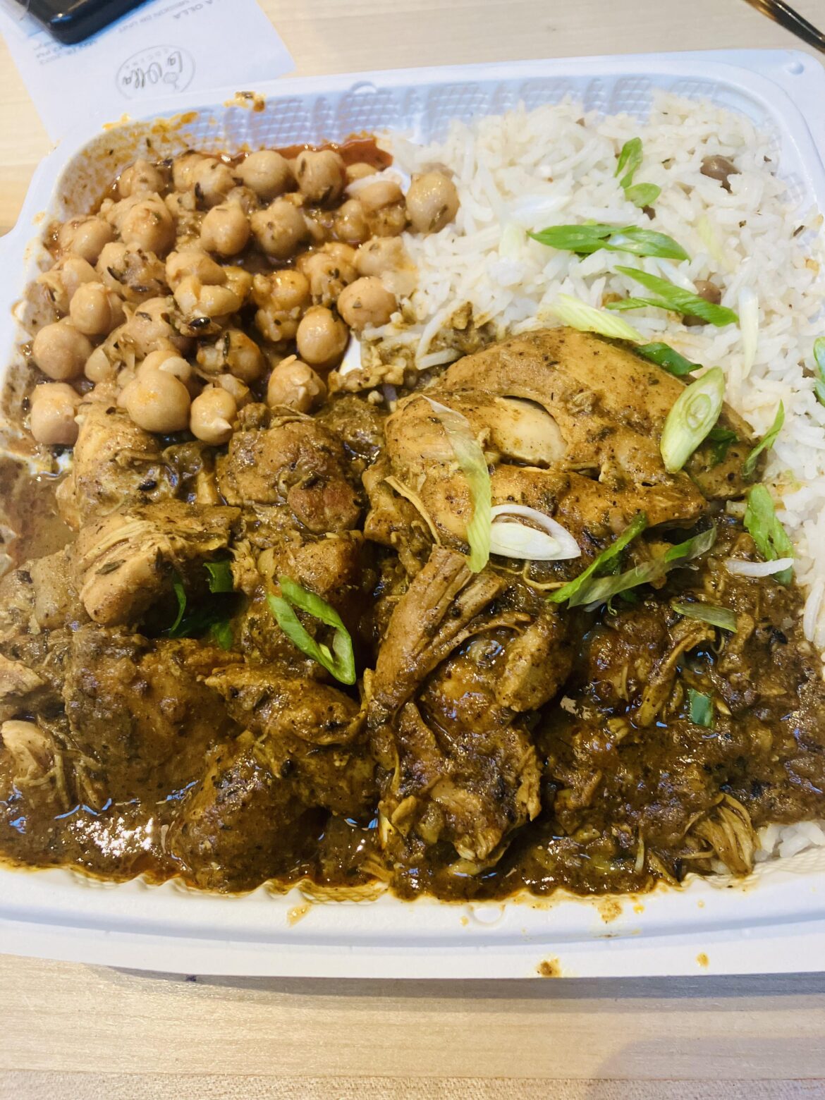 Chicken curry @ Caribbean Gourmet /Blossom Hall SGV