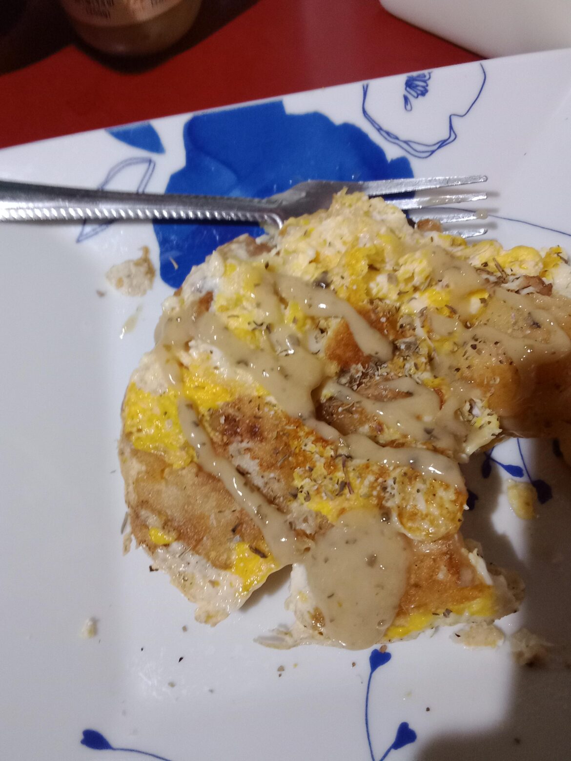 Repurposed leftover fried cauliflower frittata? Omelet? Repurposed leftover fried cauliflower frittata? Omelet?