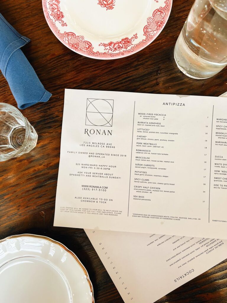 pizza from Ronan off Melrose