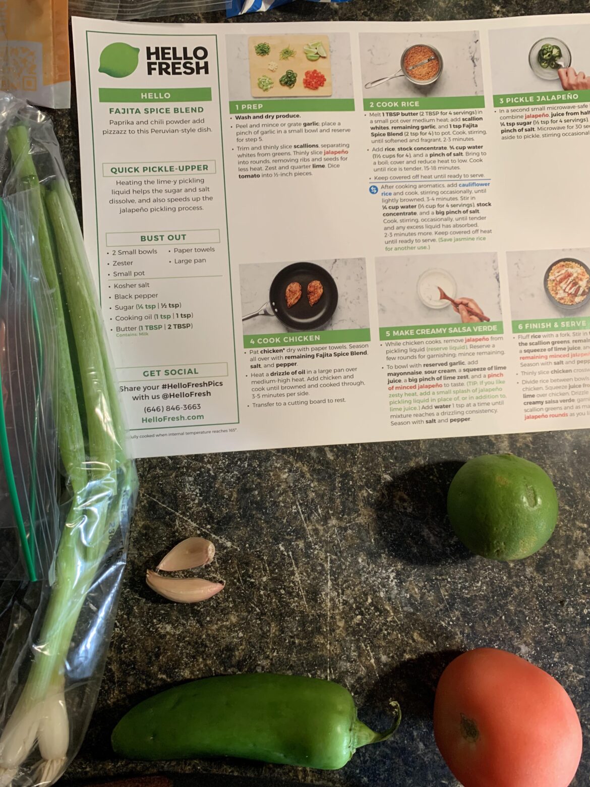 Spicy Peruvian chicken - confusion