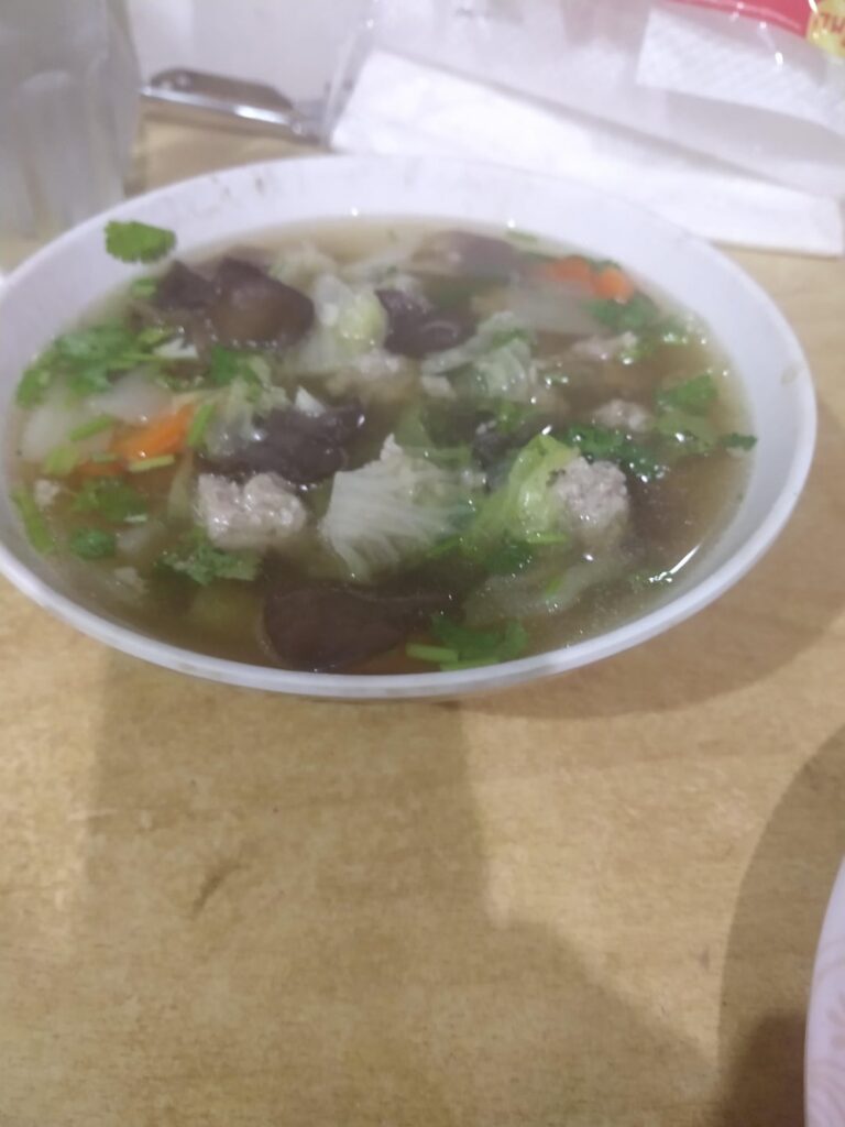 Dinner last night. Found at a local side Street Cafe. The food here in Thailand is amazing. Cheap, delicious. These two items cost me 60 THB