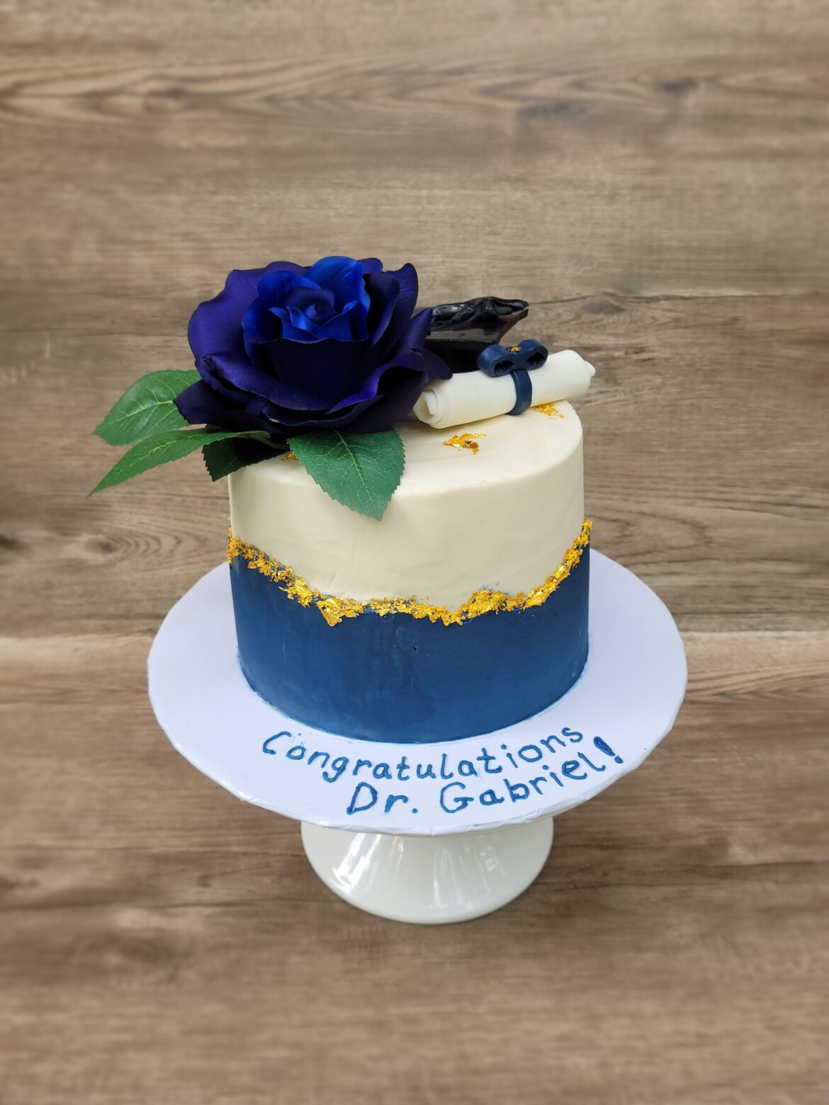 Graduation Cake for Doctorate.